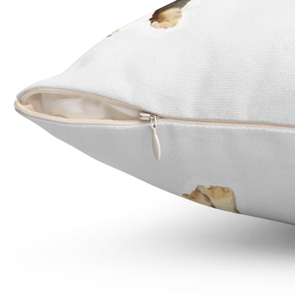 Akita Spun Polyester Throw Pillow