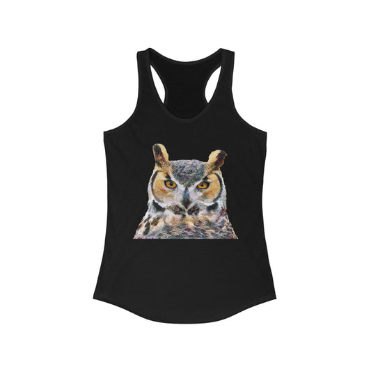 Great Horned Owl 'Hooty' Women's  Racerback Tank