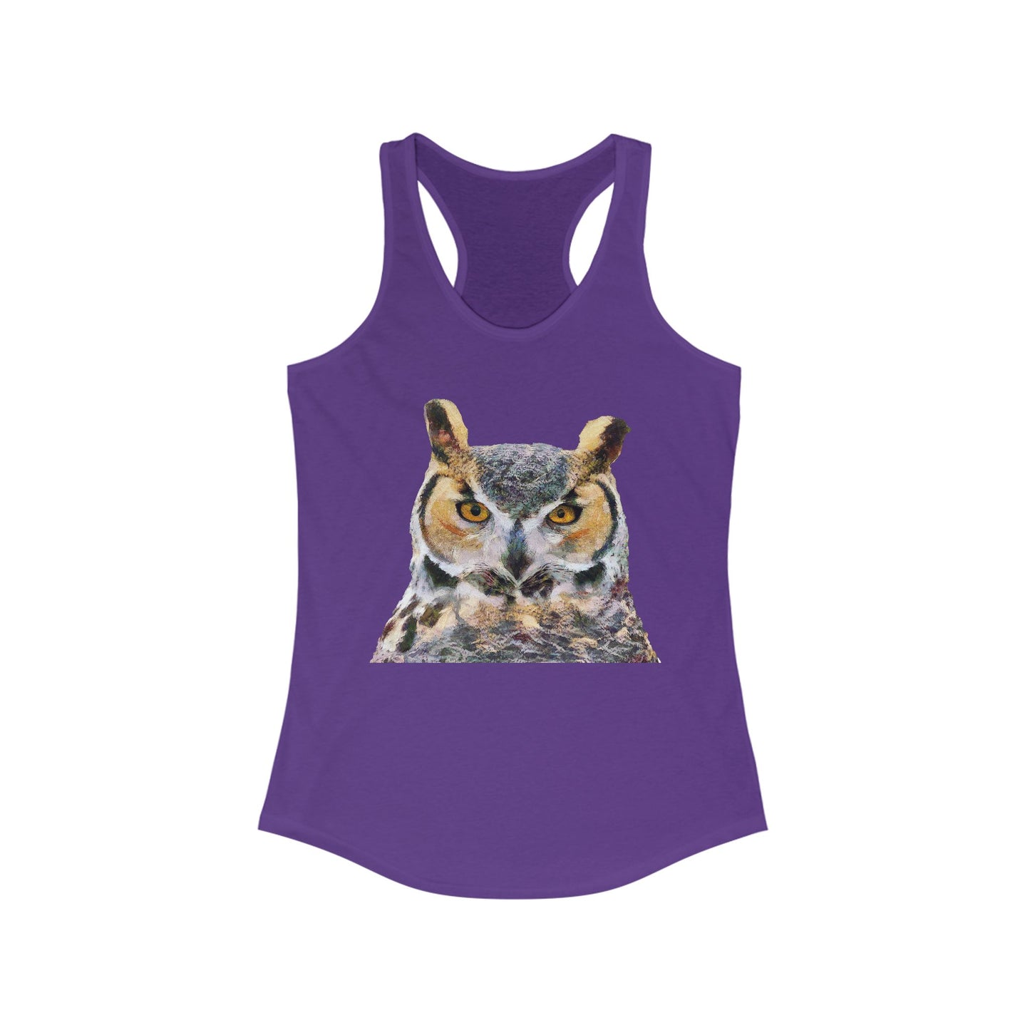 Great Horned Owl 'Hooty' Women's  Racerback Tank