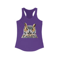 Great Horned Owl 'Hooty' Women's  Racerback Tank