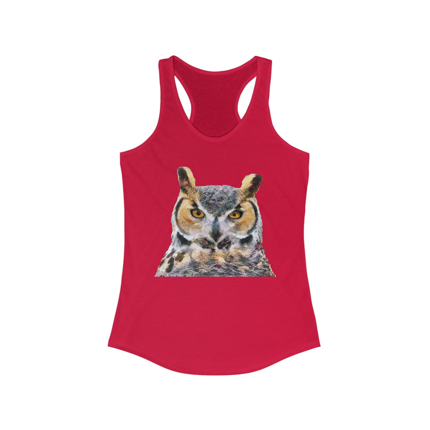 Great Horned Owl 'Hooty' Women's  Racerback Tank