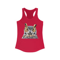 Great Horned Owl 'Hooty' Women's  Racerback Tank