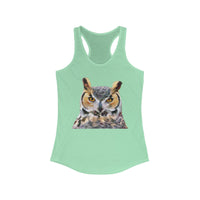 Great Horned Owl 'Hooty' Women's  Racerback Tank