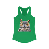 Great Horned Owl 'Hooty' Women's  Racerback Tank