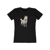 Yakutian Laika Women's Slim Fit Ringspun Cotton Tee