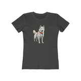 Yakutian Laika Women's Slim Fit Ringspun Cotton Tee