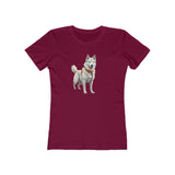 Yakutian Laika Women's Slim Fit Ringspun Cotton Tee