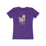 Yakutian Laika Women's Slim Fit Ringspun Cotton Tee