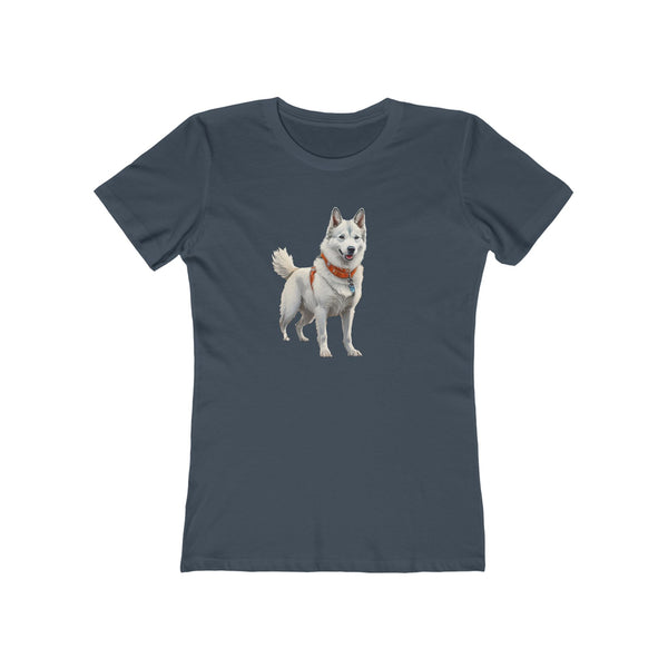 Yakutian Laika Women's Slim Fit Ringspun Cotton Tee