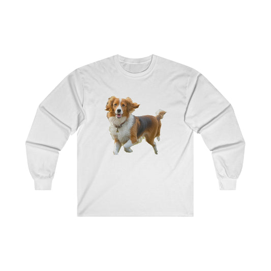 Nederlandse Kooikerhondje Classic Cotton Long Sleeve Tee
