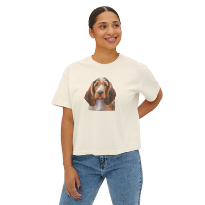 Basset Fauve de Bretagne Women's Oversized Boxy Tee