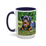 Rottweiler - Lina Accent Coffee Mug (11, 15oz)