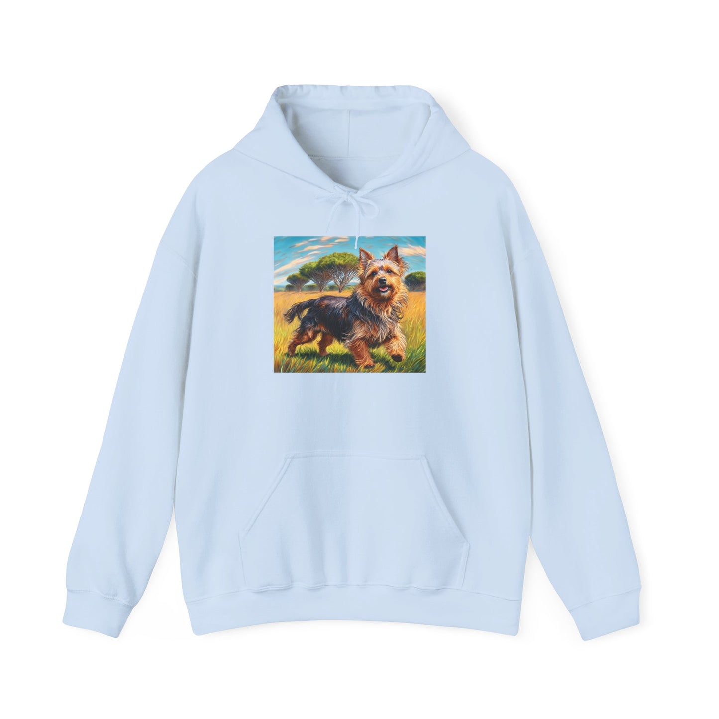 Australian Terrier Unisex 50/50 Hooded Sweatshirt