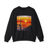 Big Sur Sunset at Pfeiffer Beach - Unisex 50/50 Crewneck Sweatshirt
