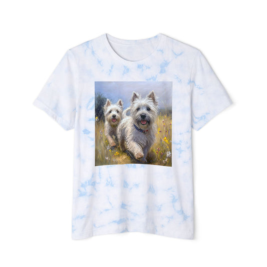 Cairn Terriers - Unisex  Fashion Tie-Dyed T-Shirt