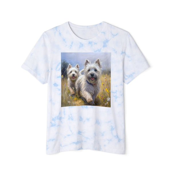 Cairn Terriers - Unisex  Fashion Tie-Dyed T-Shirt