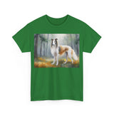 Borzoi 'Russian Wolfhound' Unisex Heavy Cotton Tee