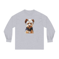 Yorkie - Yorkshire Terrier 'Lupis Unisex Classic Cotton Long Sleeve T-Shirt