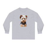 Yorkie - Yorkshire Terrier 'Lupis Unisex Classic Cotton Long Sleeve T-Shirt