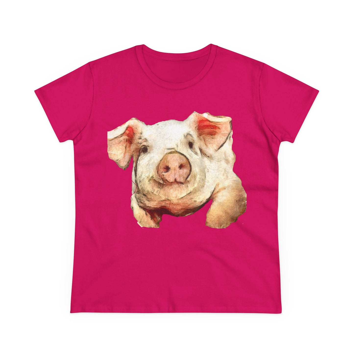 Pig 'Petunia' Women's Midweight Cotton Tee