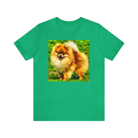 Pomeranian 'Pom Pom' -  Classic Jersey Short Sleeve Tee