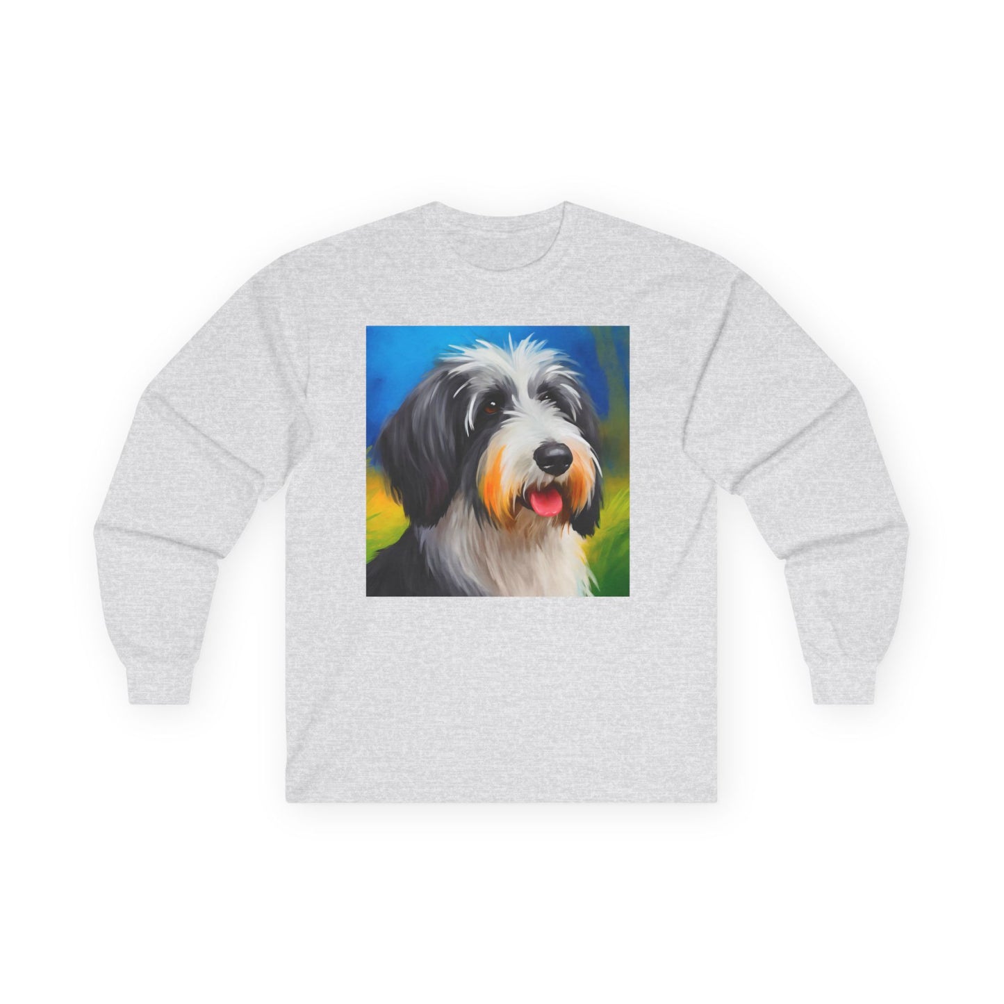 Polish Lowland Sheepdog Unisex Cotton Long Sleeve Tee