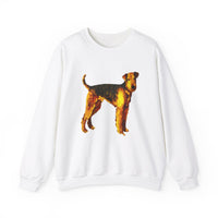 Airedale Terrier 'Lucy' Unisex 50/50 Crewneck Sweatshirt  -