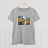Old English Sheepdog Women's Midweight Cotton Tee
