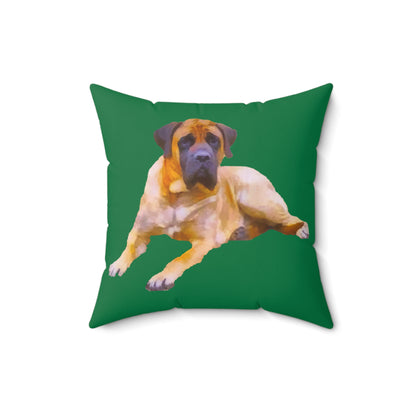 Mastiff 'Muarry' Spun Polyester Throw Pillow