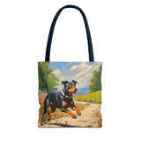 Manchester Terrier - Polyester Tote Bag (AOP)