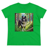 Ethereal Karelian Bear Dog Women's Cotton Tee