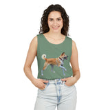 Korean Jindo Unisex Relaxed Fit Garment-Dyed Tank Top