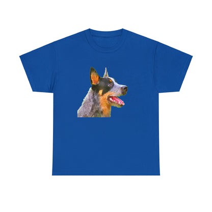 Blue Heeler 'Percy' Unisex Heavy Cotton Tee