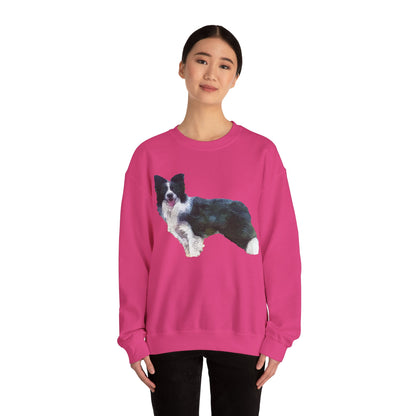 Border Collie 'Andrew' Unisex Crewneck Sweatshirt
