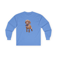 Vizsla 'Augie' Unisex Cotton Long Sleeve Tee