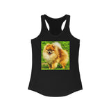 Pomeranian 'Pom Pom' Women's  Racerback Tank