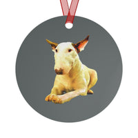 English Bull Terrier Metal Ornaments