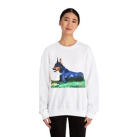 Doberman Pinscher Unisex 50/50  Crewneck Sweatshirt