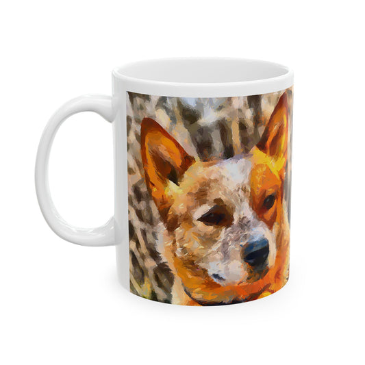 Red Heeler - Australian Cattle Dog - Ceramic Mug 11oz