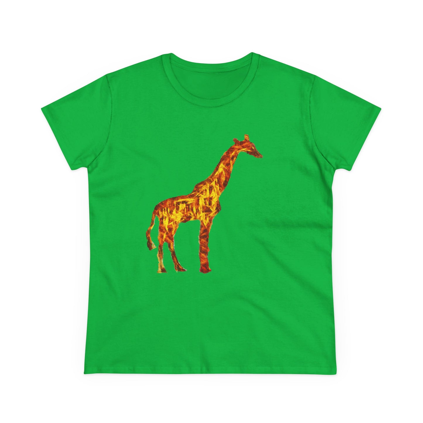 Giraffe 'Camile' Women's Midweight Cotton Tee