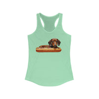 Dachshund  --  Weiner Dog  --  Women's Classic Racerback Tank