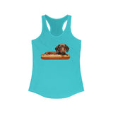 Dachshund  --  Weiner Dog  --  Women's Classic Racerback Tank