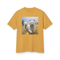 Cairn Terrier - Unisex Relaxed Fit Garment-Dyed Heavyweight Cotton Tee