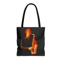 Saxophonist Tote Bag