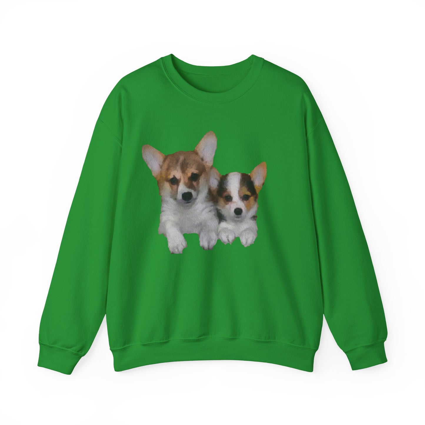 Welsh Corgi 'Cousins' Unisex 50/50 Crewneck Sweatshirt by DoggyLips™