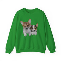 Welsh Corgi 'Cousins' Unisex 50/50 Crewneck Sweatshirt DoggyLips™