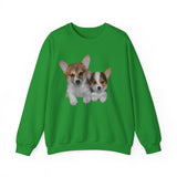 Welsh Corgi 'Cousins' Unisex 50/50 Crewneck Sweatshirt DoggyLips™