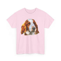 Irish Red & White Setter Unisex Heavy Cotton Tee