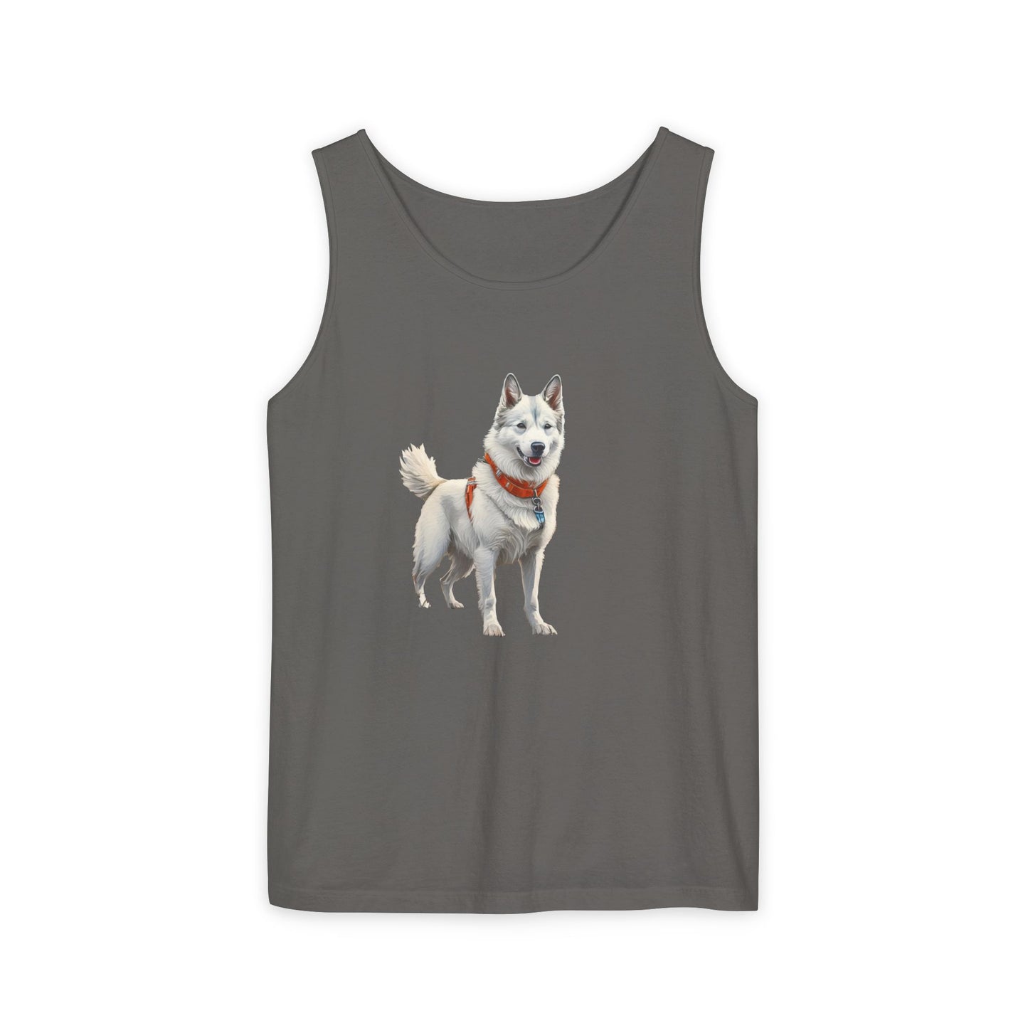 Yakutian Laika Unisex Relaxed Fit Garment-Dyed Tank Top