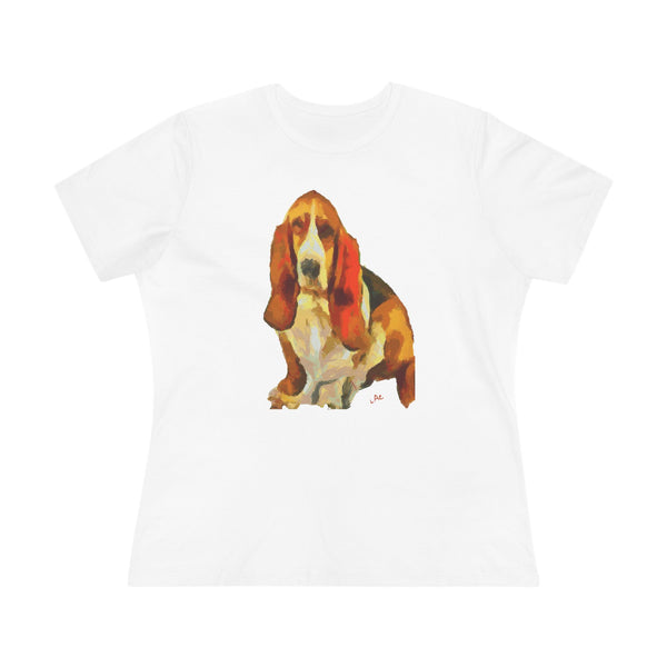 Basset Hound 'Lautrec' Women's Relaxed Fit Tee